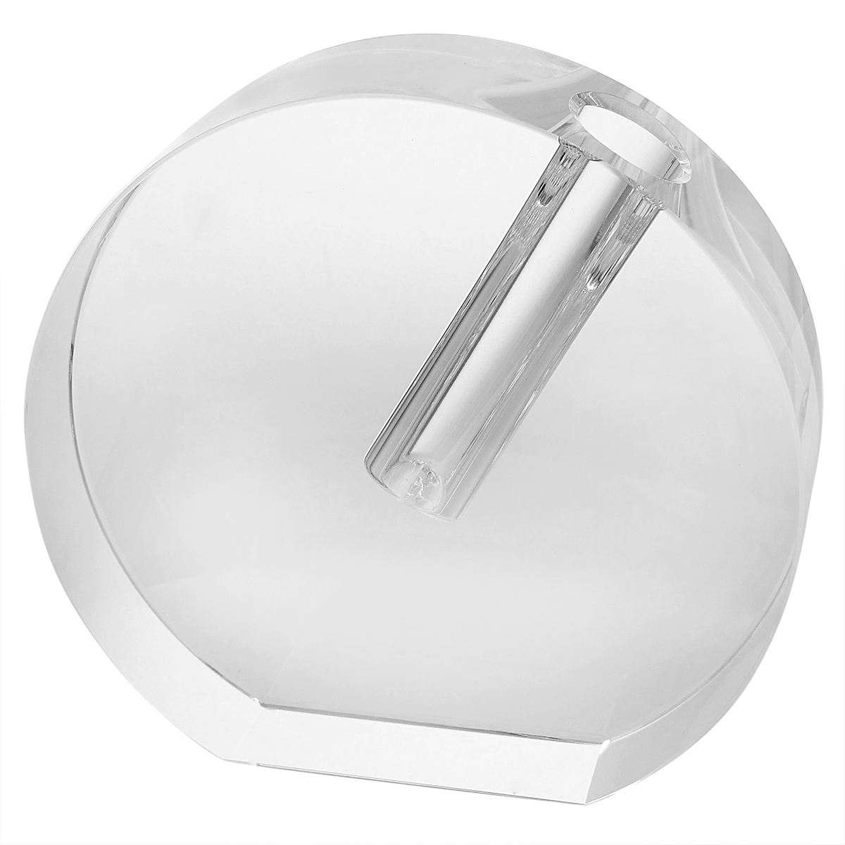 Tizo Crystal Round Bud Vase, Small