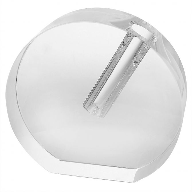 Tizo Crystal Round Bud Vase, Small