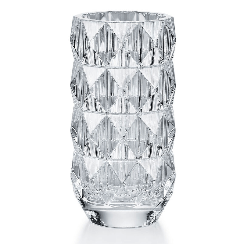 Baccarat Louxor Round Vase, Clear