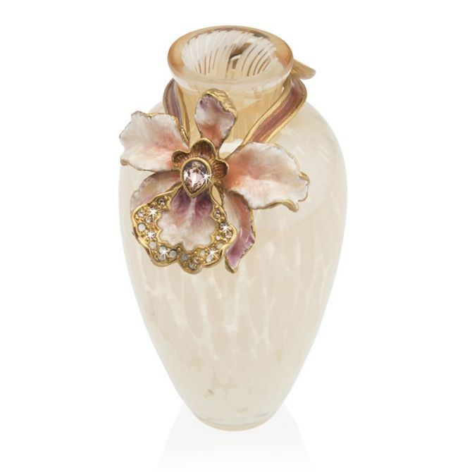 Jay Strongwater Audra Orchid Vase, Mini
