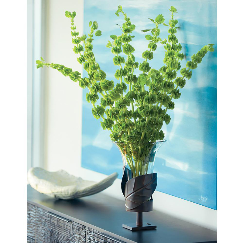 Jan Barboglio Allesandro Leaves Stand Vase