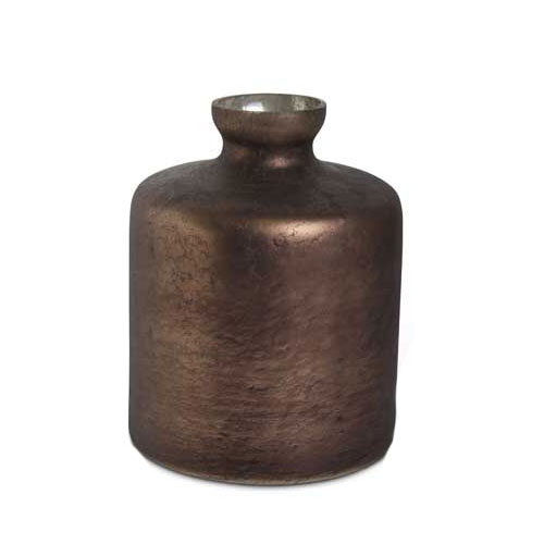 K&K Interiors Brown Bottle/ Vase, Medium