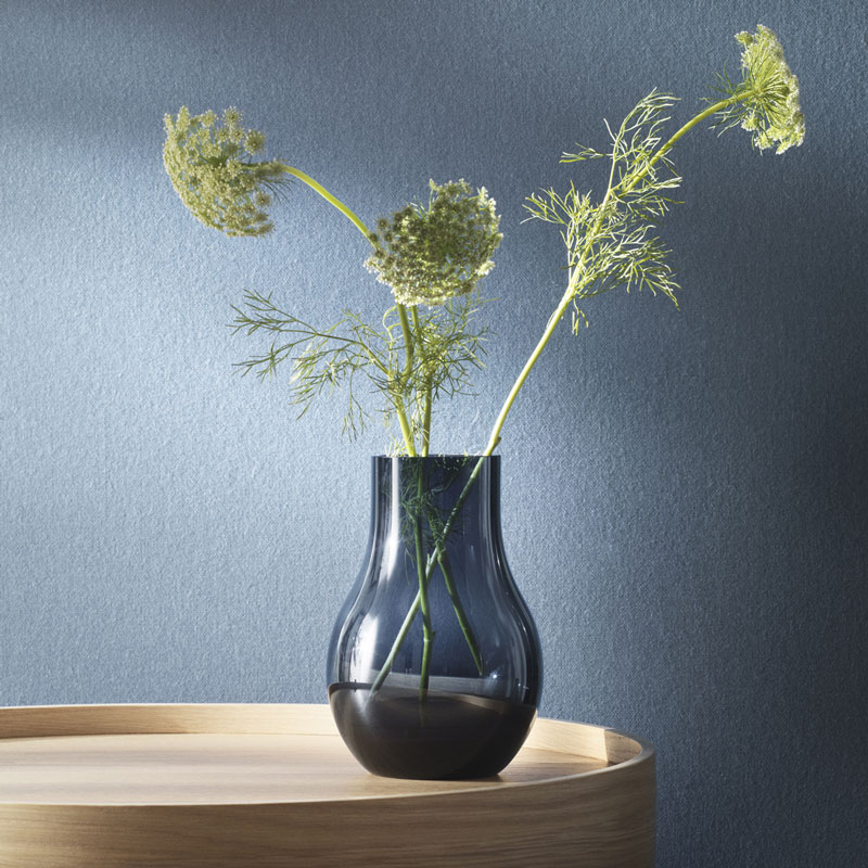 Georg Jensen CAFU Medium Vase, Blue