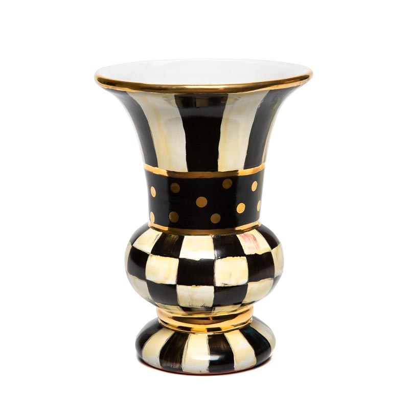 MacKenzie Childs Limited Edition Courtly Check Everday Vase