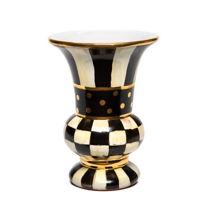 MacKenzie Childs Limited Edition Courtly Check Everday Vase
