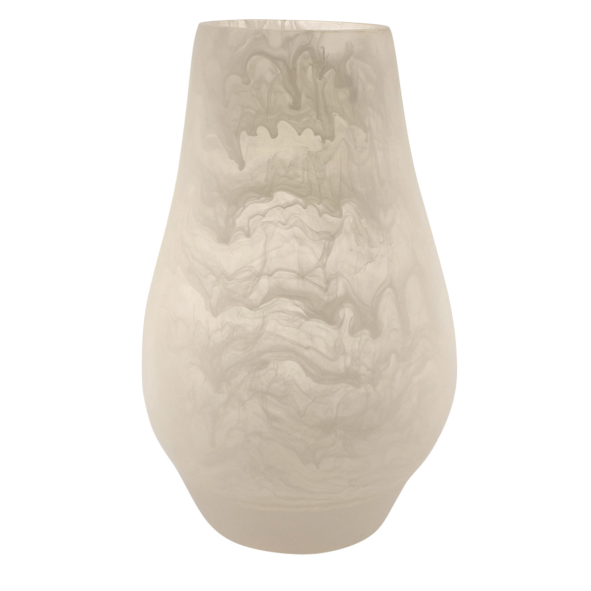 Nashi Frostware Pear Vase, White
