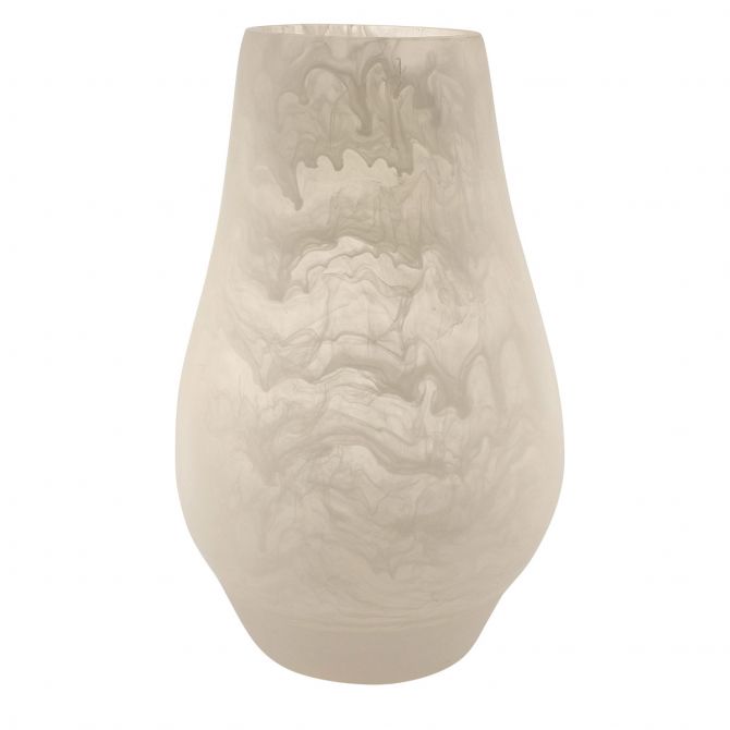 Nashi Frostware Pear Vase, White
