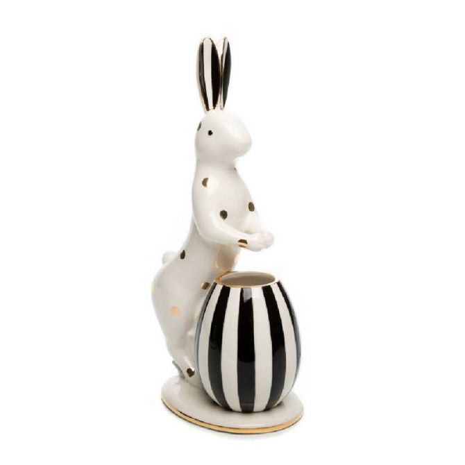 MacKenzie-Childs Mod Rabbit Bud Vase