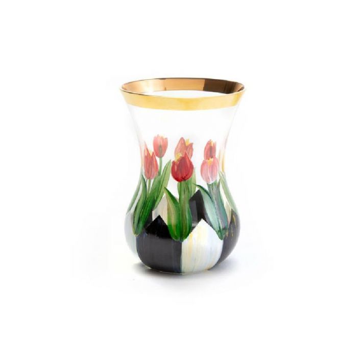 MacKenzie-Childs Tulip Tea Vase