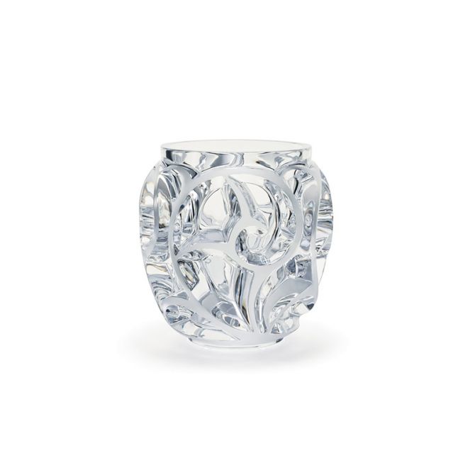 Lalique Tourbillons Small Vase, Clear