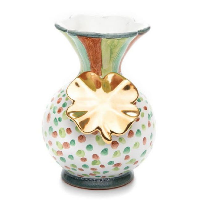 MacKenzie-Childs Lucky Clover Vase