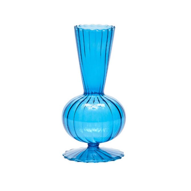 Tess Bud Vase, Blue