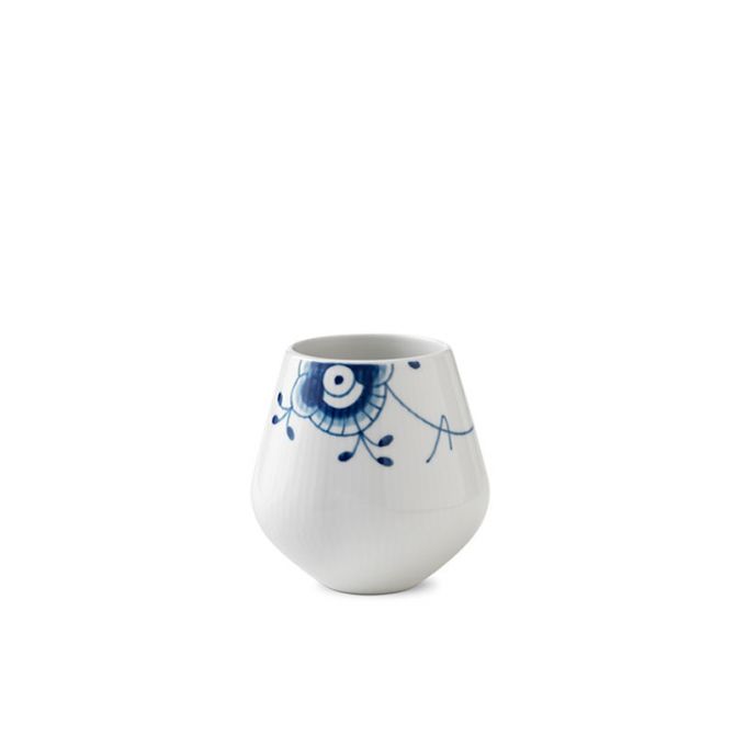 Royal Copenhagen Blue Fluted Mega Small Vase, 4.75"