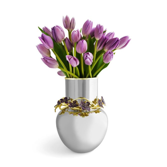 Michael Aram Forget Me Not Vase - Thumbnail 2