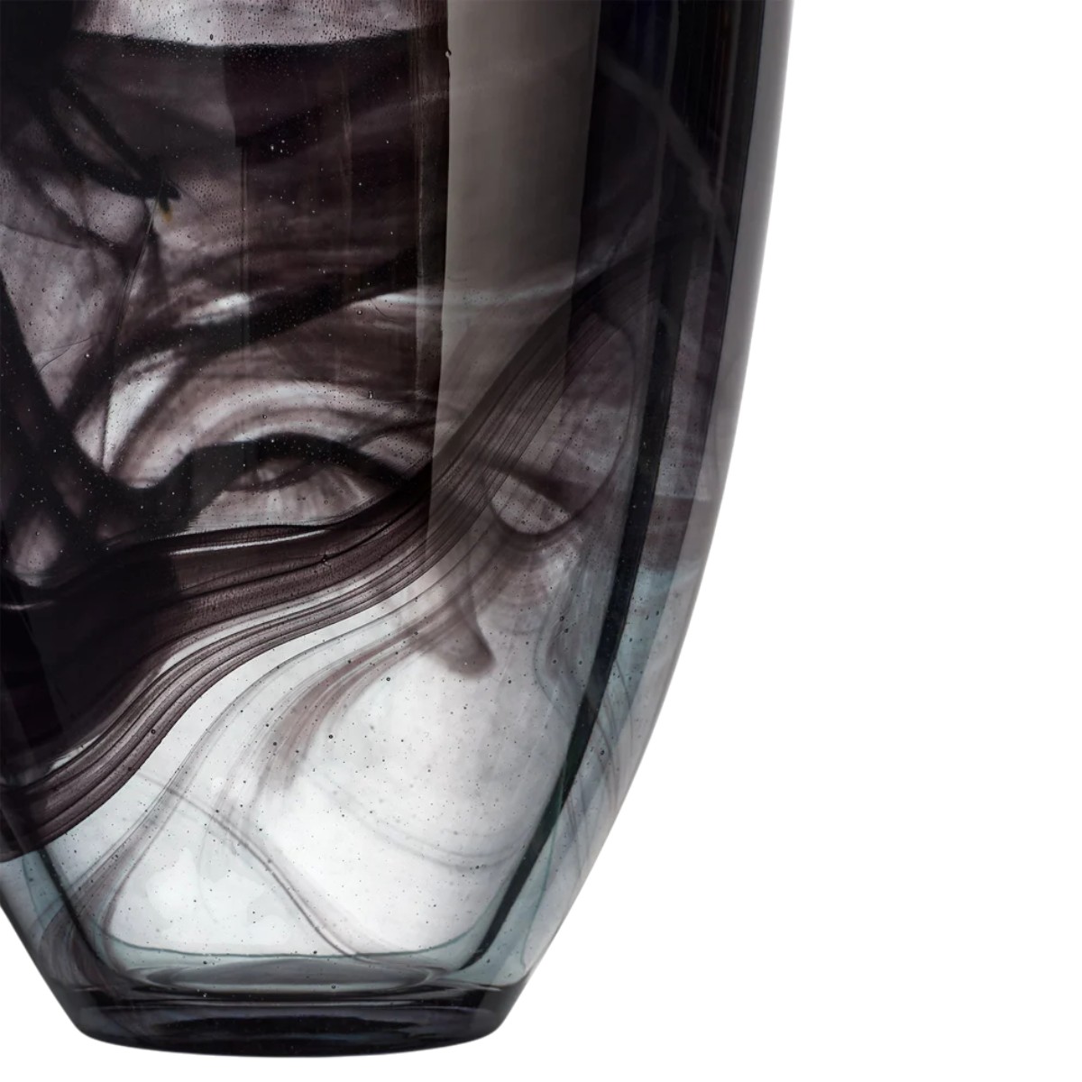 Kosta Boda Contrast Black Vase