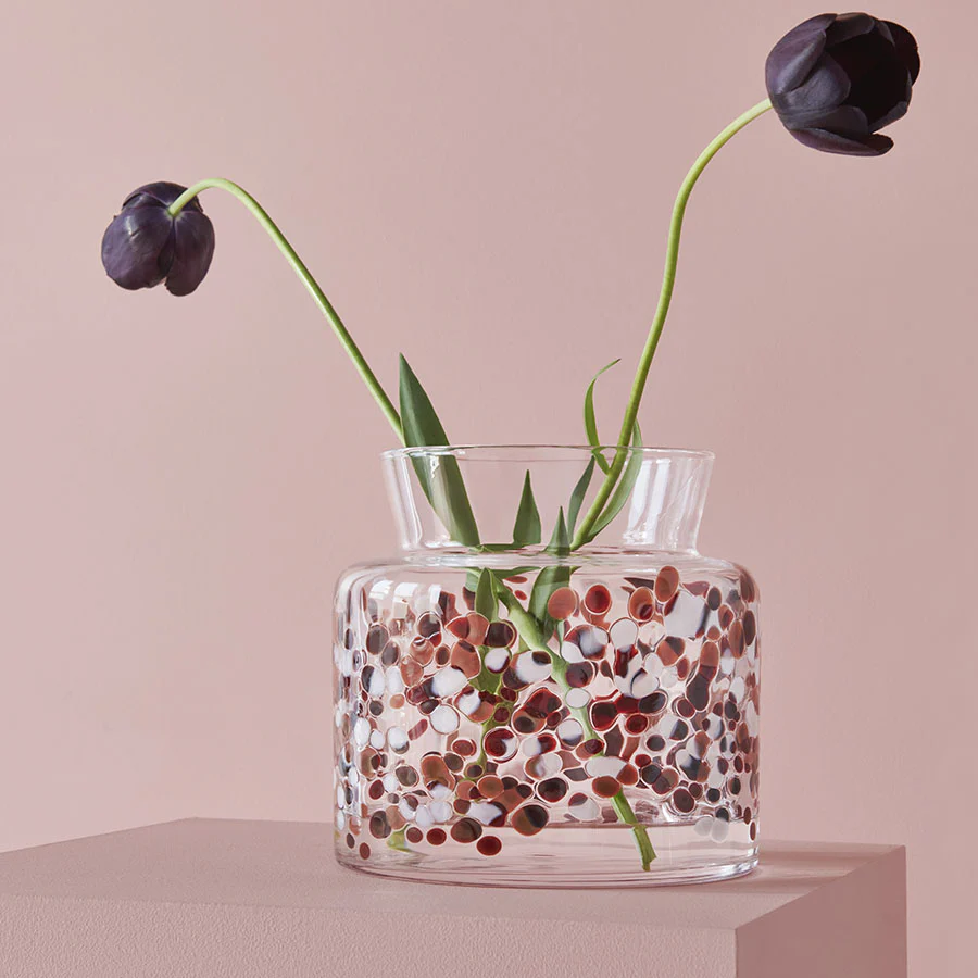 Kosta Boda Fall Meadow Vase, Wide