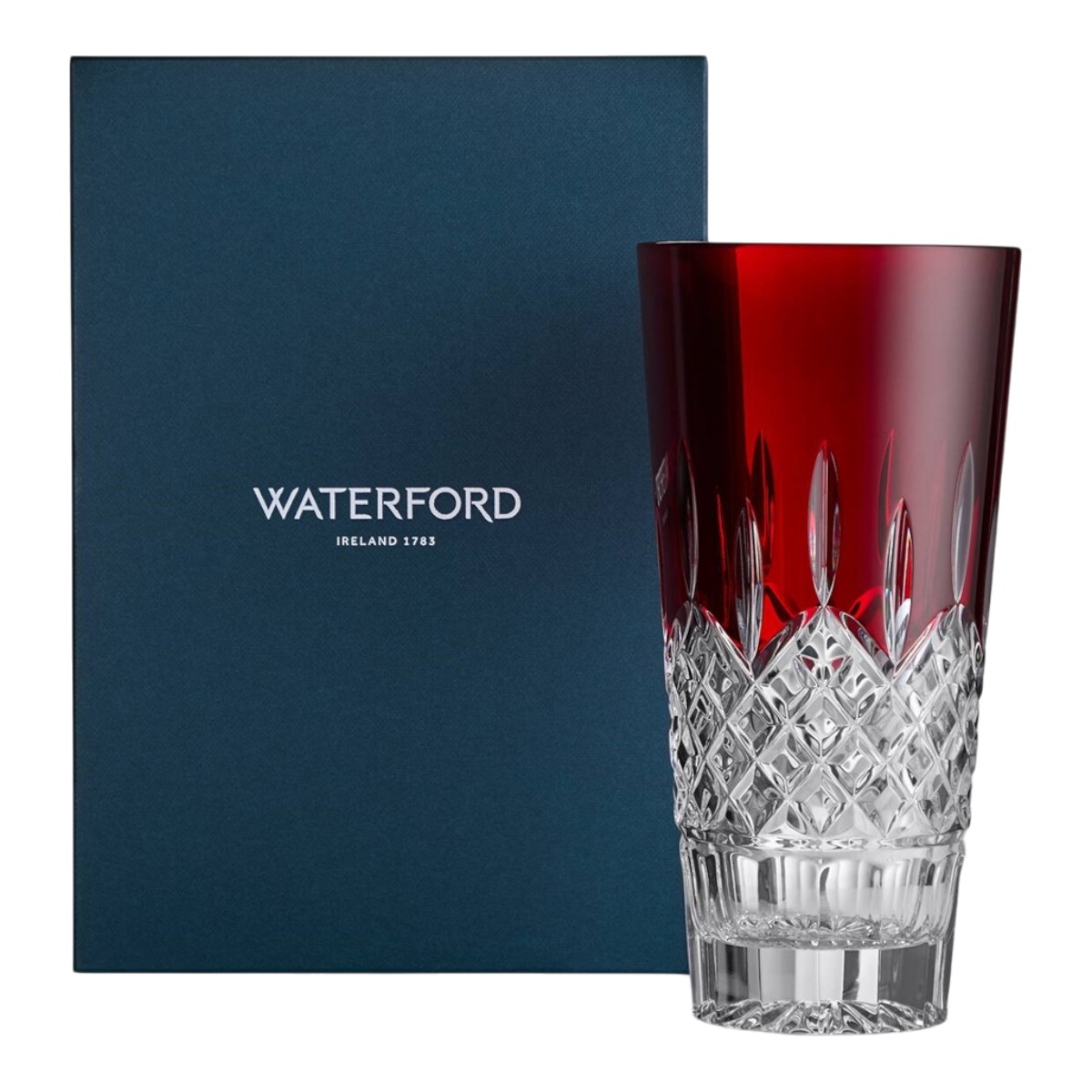 Waterford Lismore Red Vase, 10