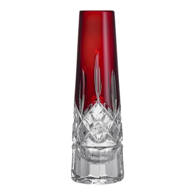 Waterford Lismore Red Bud Vase, 7"