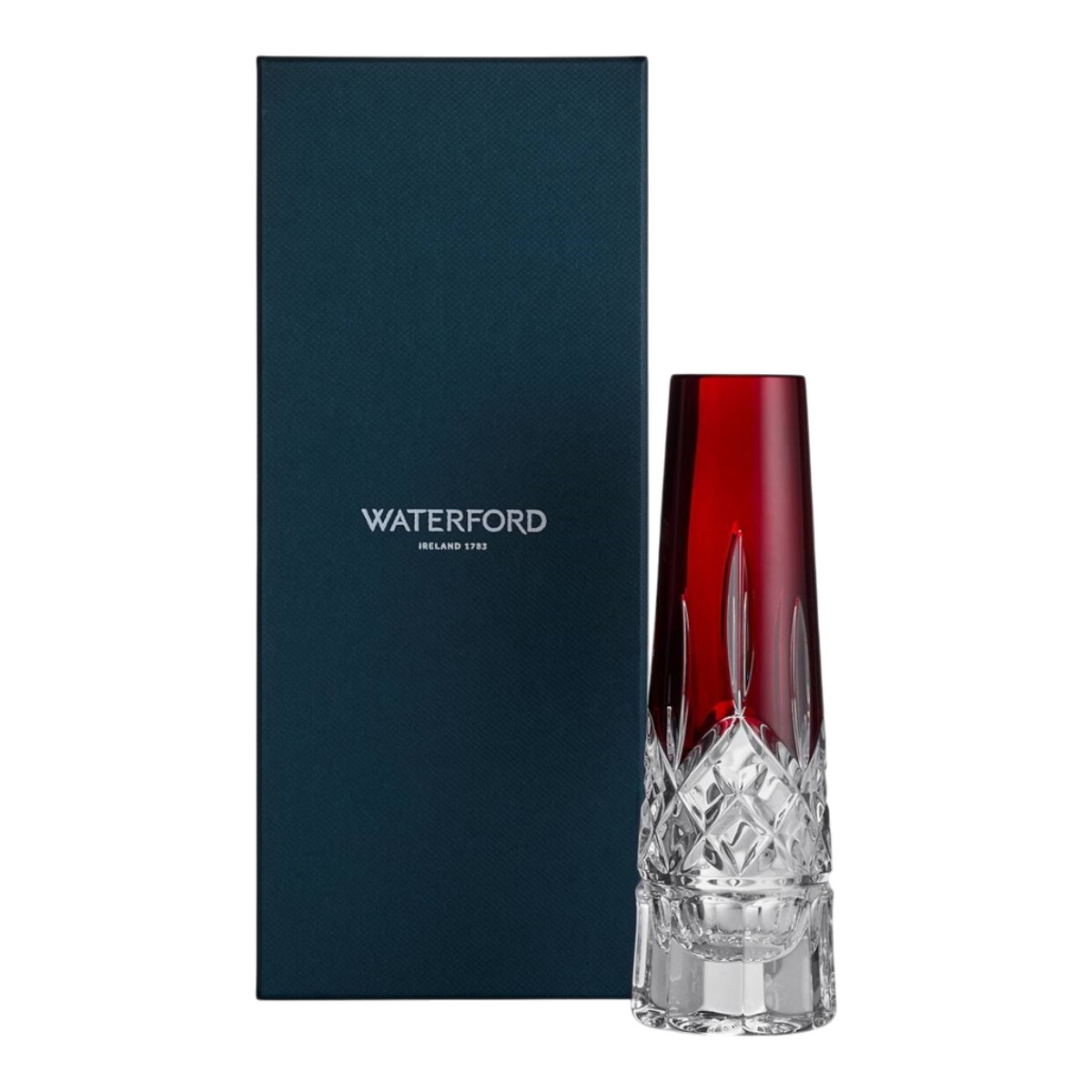 Waterford Lismore Red Bud Vase, 7