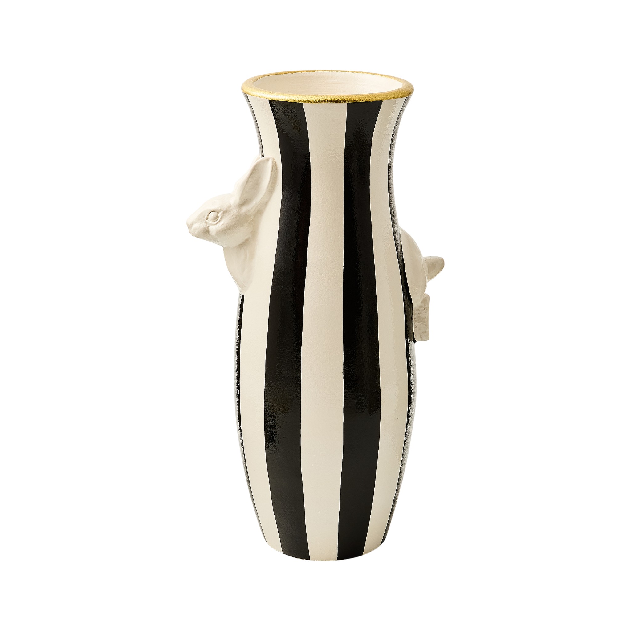 MacKenzie-Childs Courtly Rabbit Vase