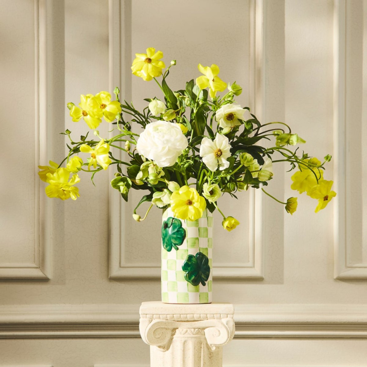 MacKenzie-Childs Collectors Series: Clover Vase