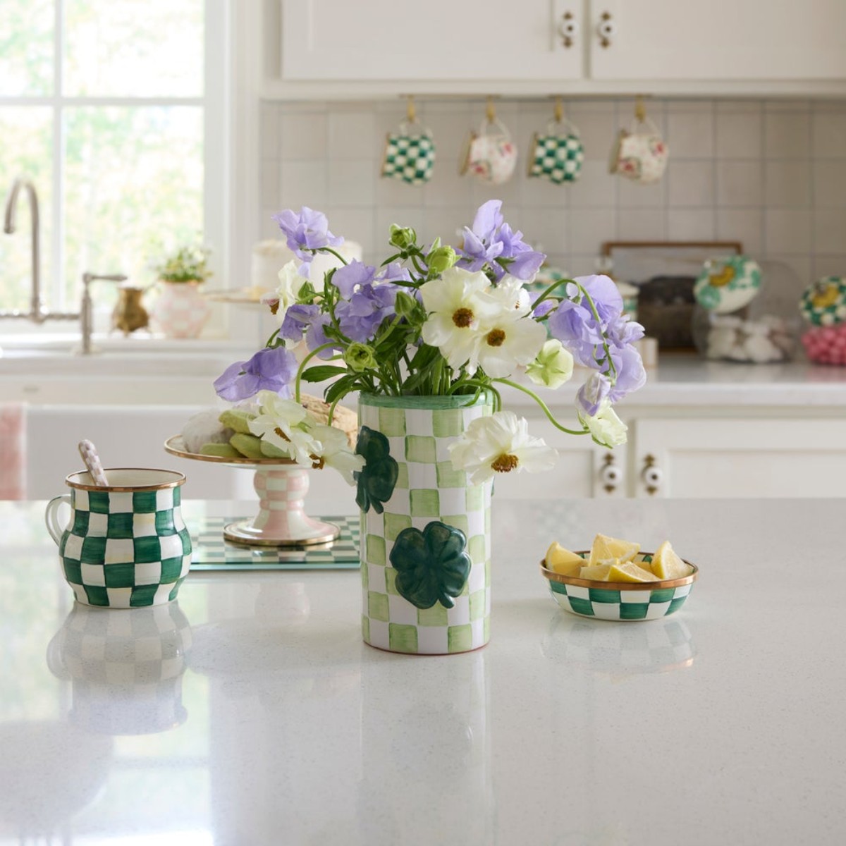 MacKenzie-Childs Collectors Series: Clover Vase