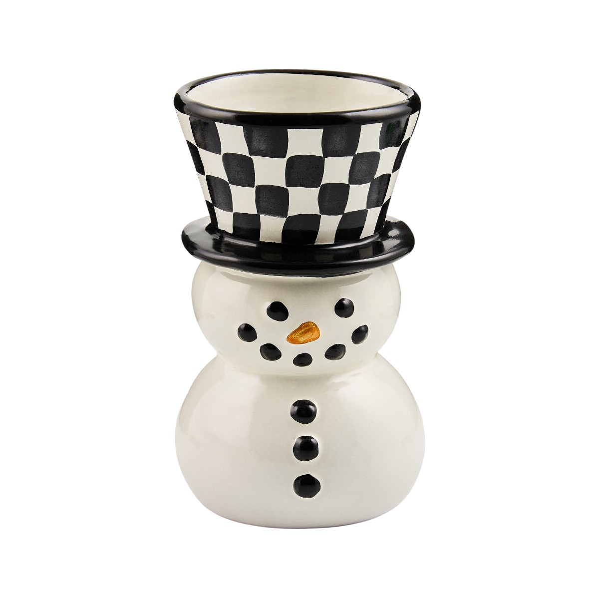 MacKenzie-Childs Snowman Vase
