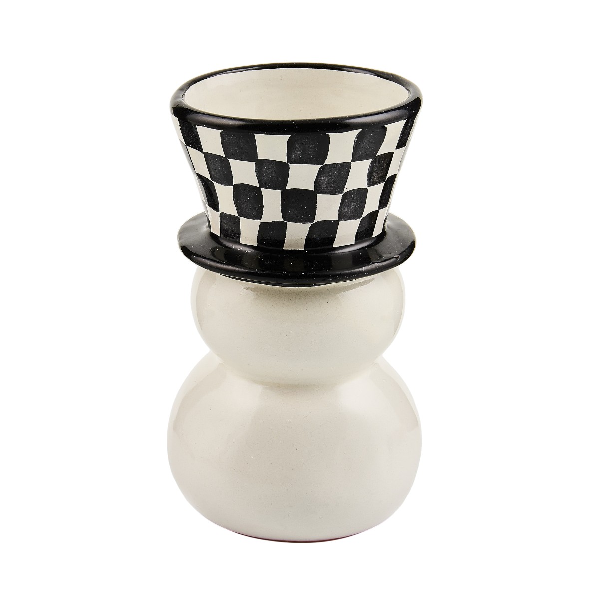 MacKenzie-Childs Snowman Vase
