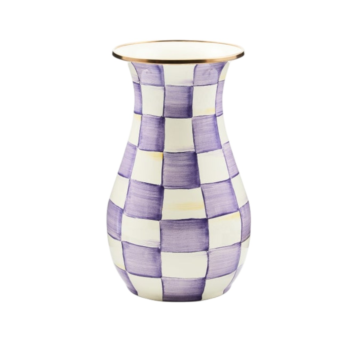 MacKenzie-Childs Tall Vase, Violet Check