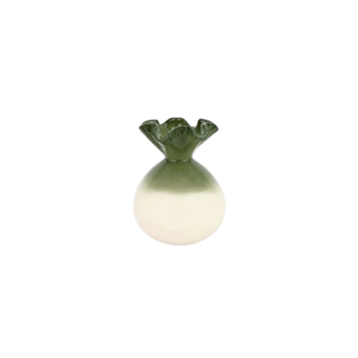 Vietri Casa Bud Vase, Sage Green