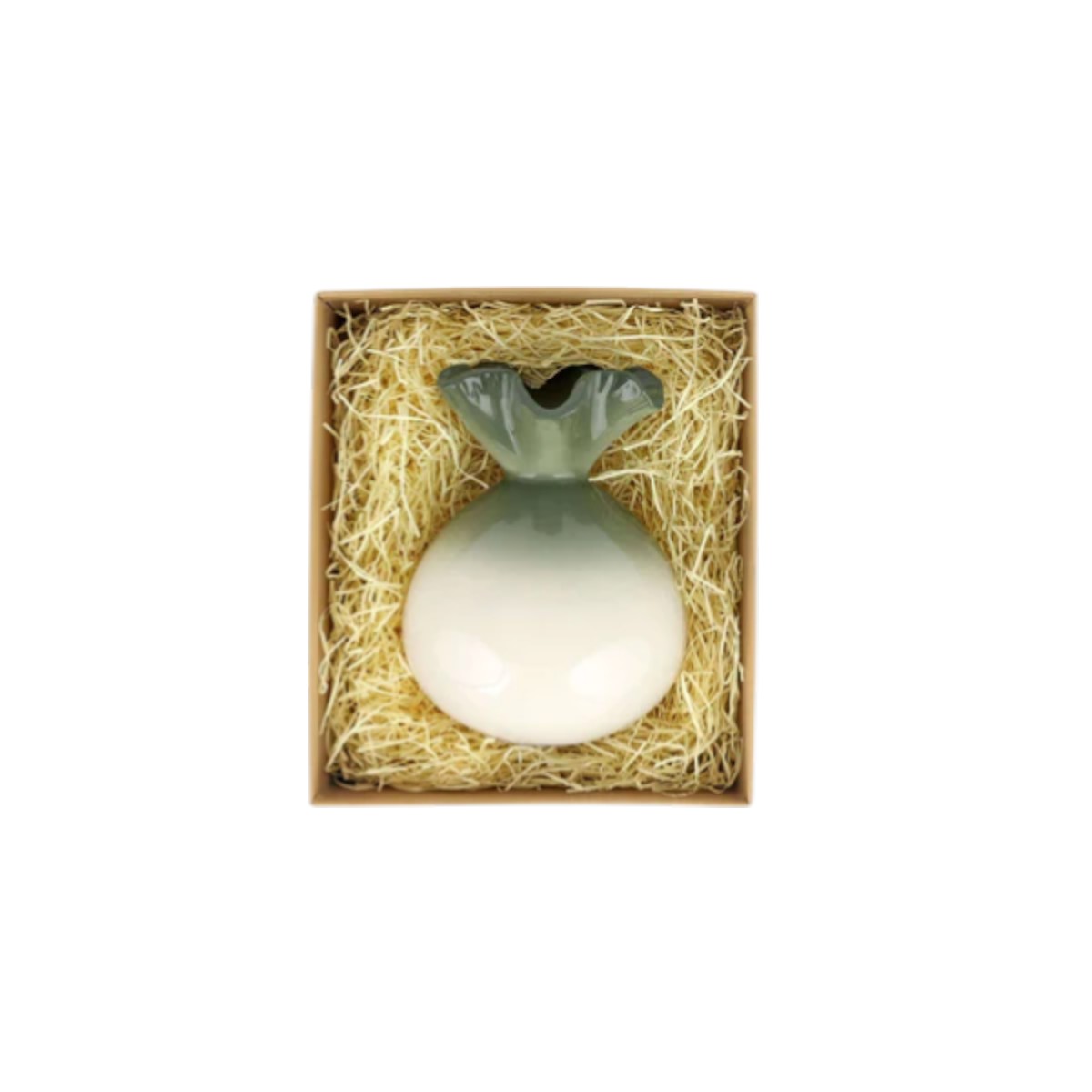 Vietri Casa Bud Vase, Sage Green