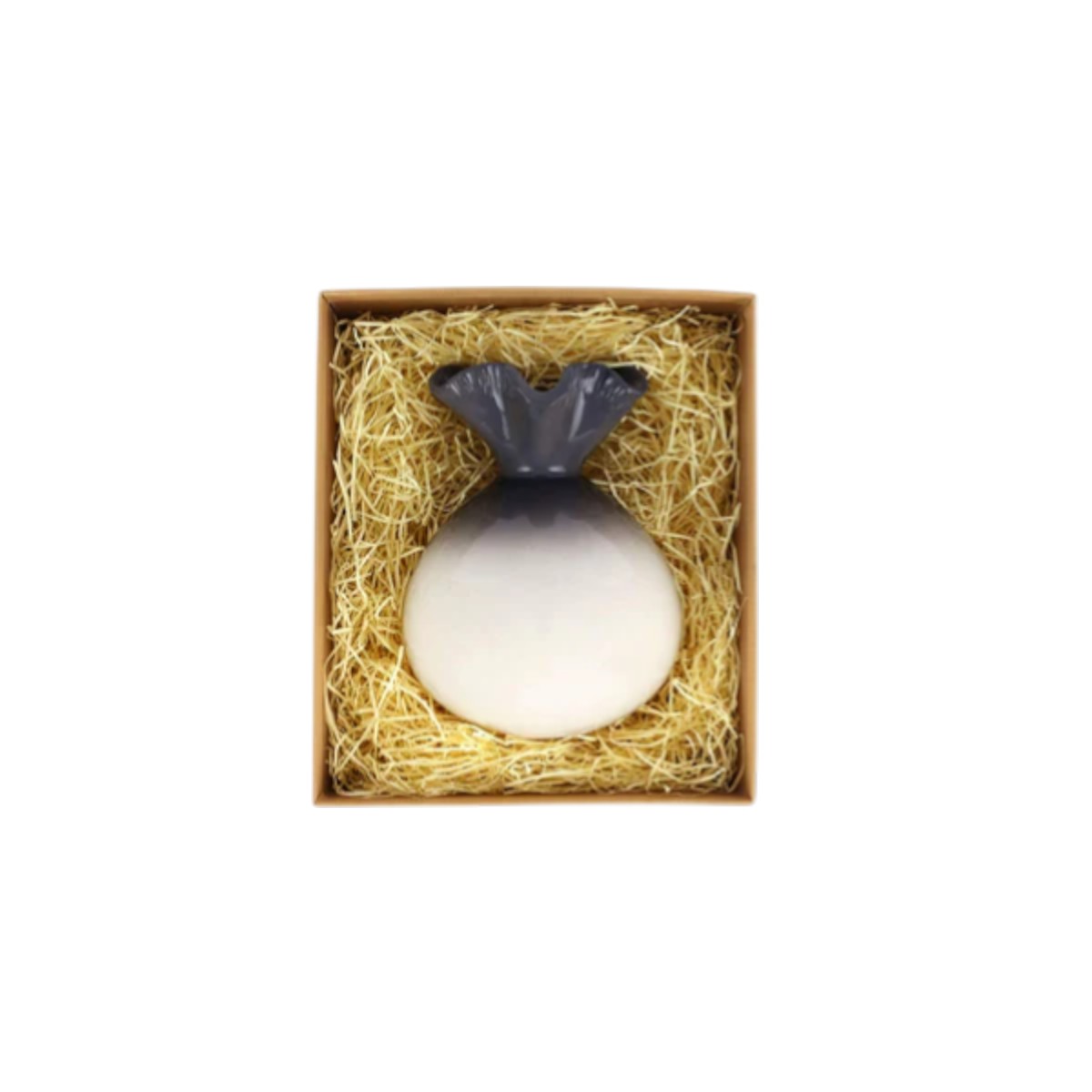 Vietri Casa Bud Vase, Grey