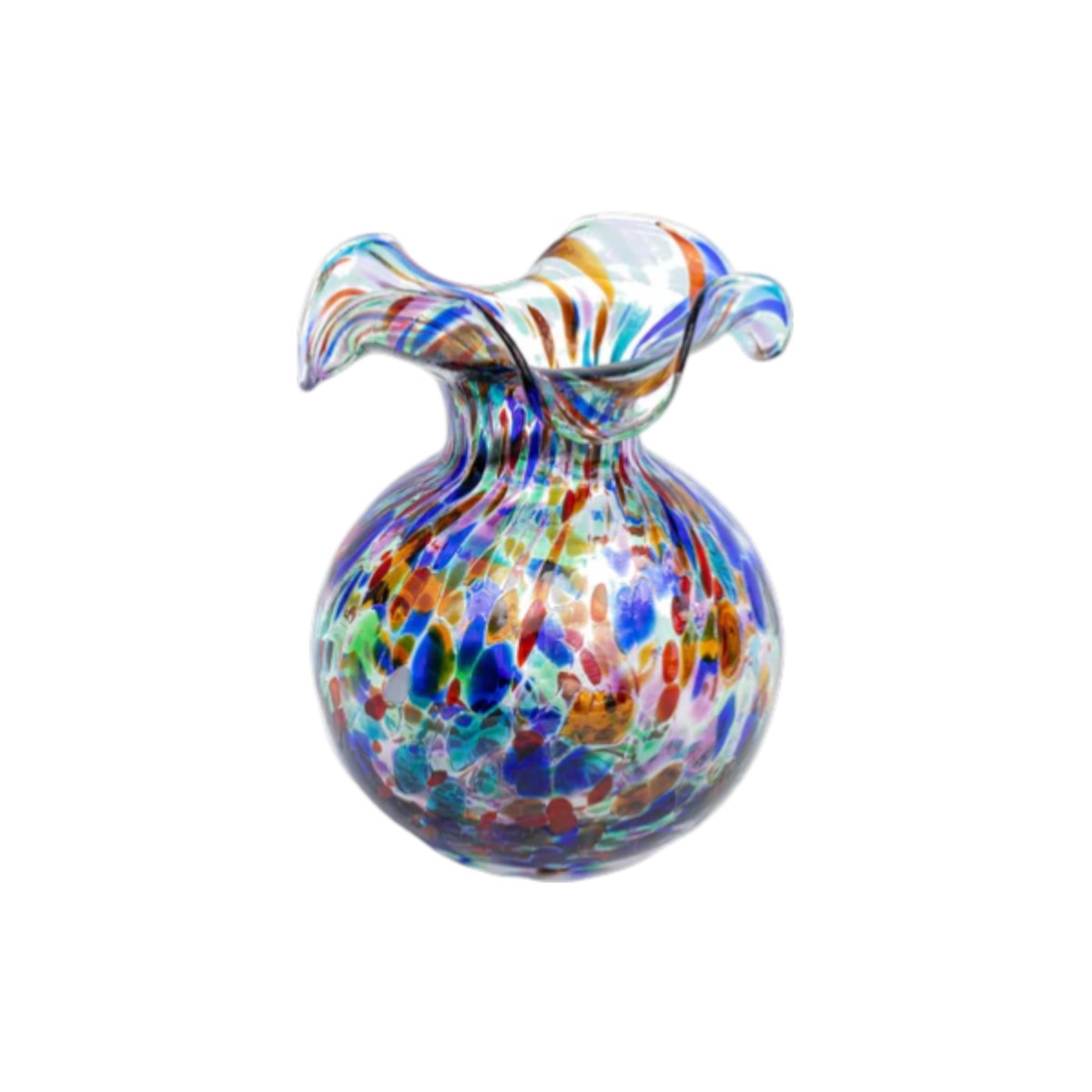 Vietri Hibiscus Glass Carnevale Vase, Bud