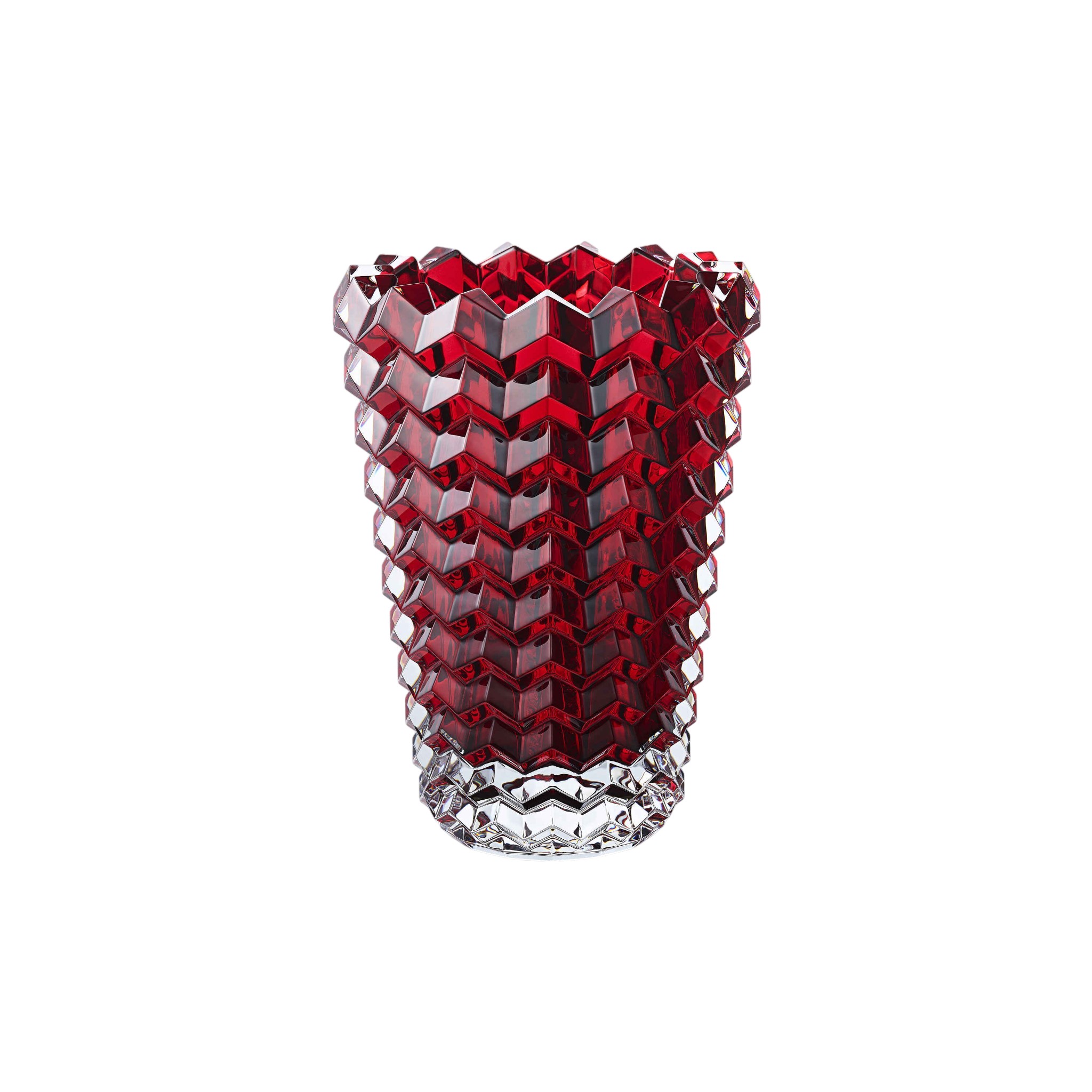 Baccarat Eye ll Vase, Red