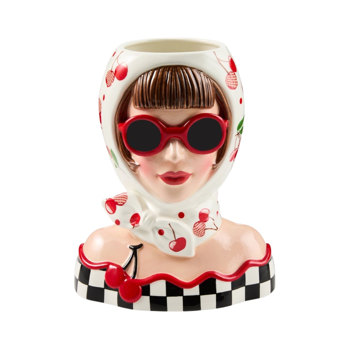 MacKenzie-Childs Mon Cheri Bust Vase