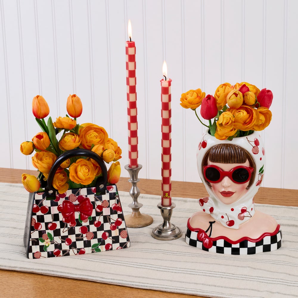 MacKenzie-Childs Mon Cheri Bust Vase