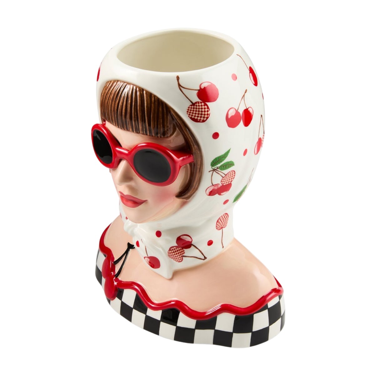 MacKenzie-Childs Mon Cheri Bust Vase
