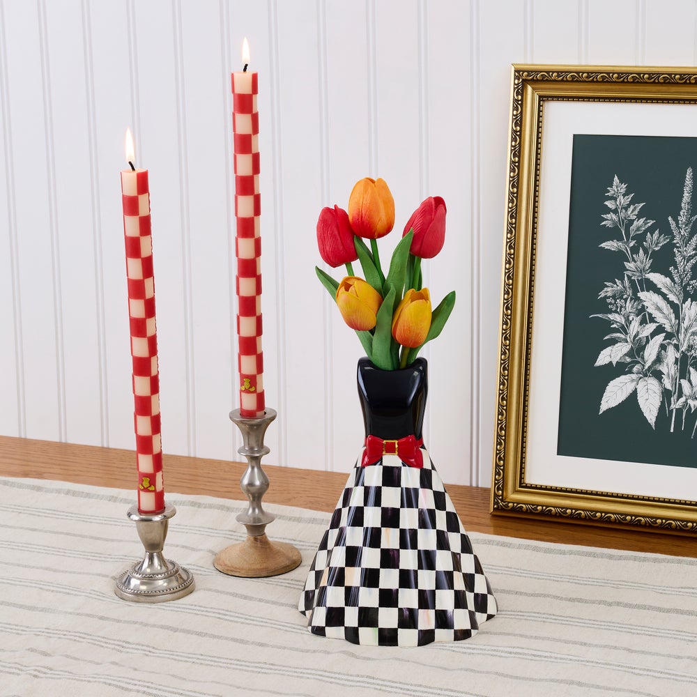 MacKenzie-Childs Mon Cheri Dress Vase, Short