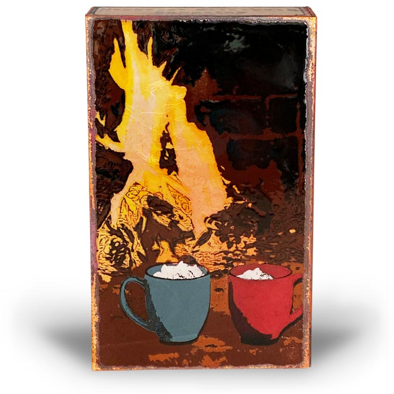 Houston Llew Fireside Spiritile Wall Art