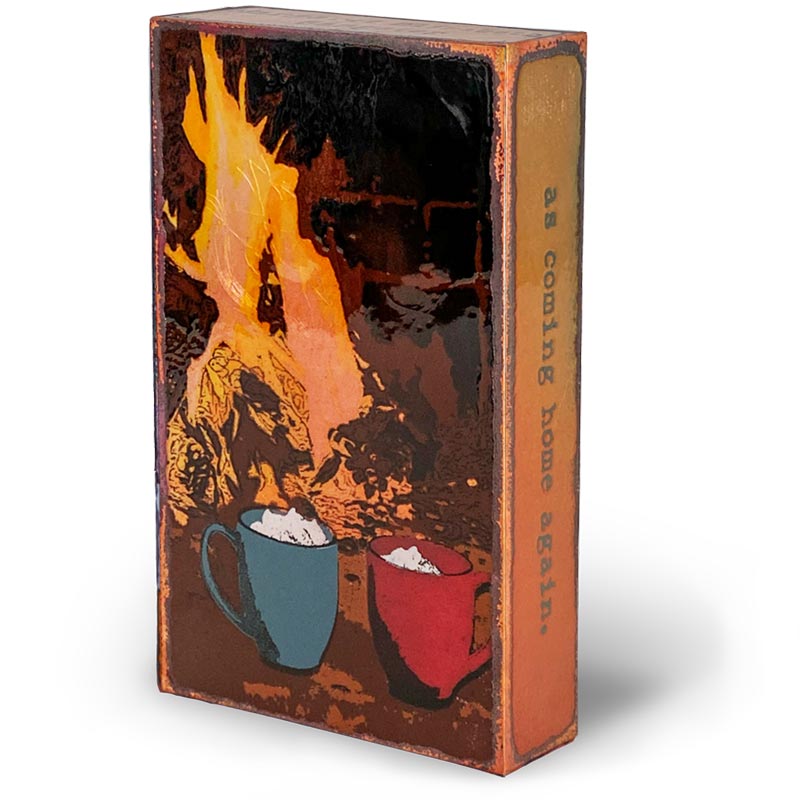 Houston Llew Fireside Spiritile Wall Art