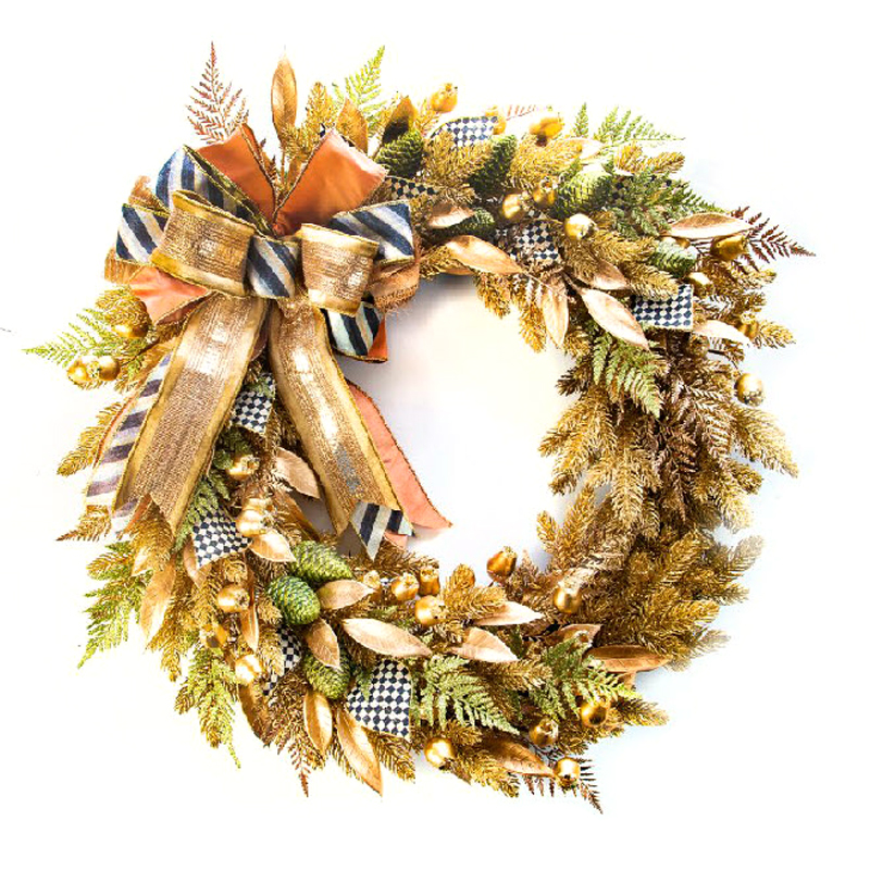 MacKenzie-Childs Della Robbia Shimmer Wreath