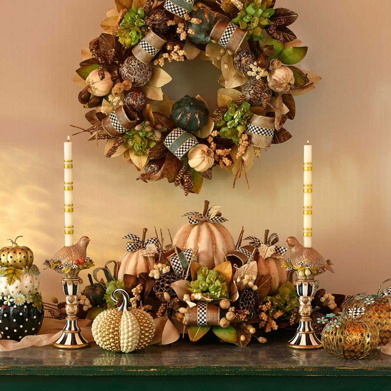 MacKenzie-Childs Autumn Naturals Wreath