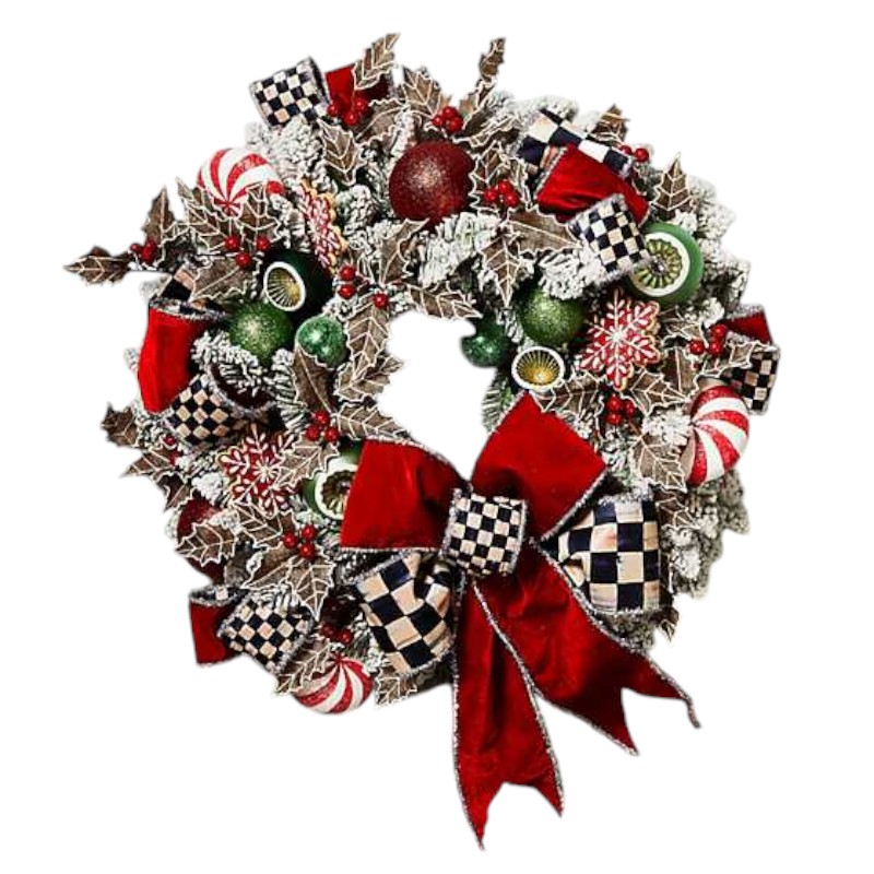 MacKenzie-Childs Bake Shop Illuminated Wreath