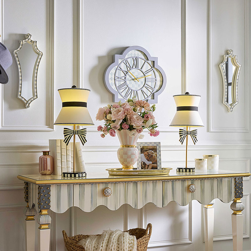 MacKenzie-Childs Sterling Check Wall Mirror