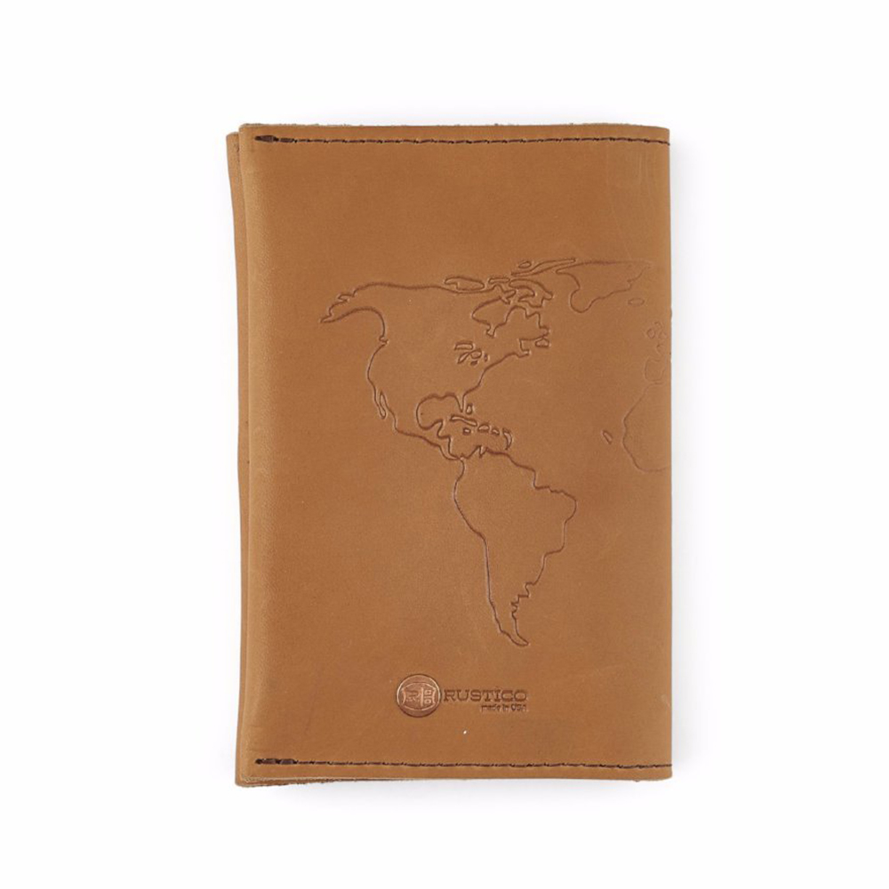 Rustico Grant Leather Travel Wallet, Buckskin Borsheims