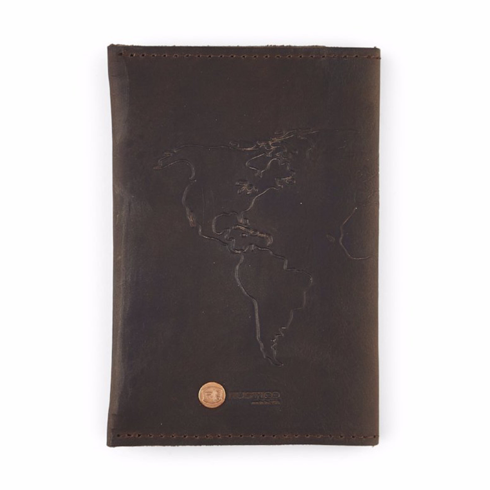 Rustico Grant Leather Travel Wallet, Dark Brown AC01620001 Borsheims