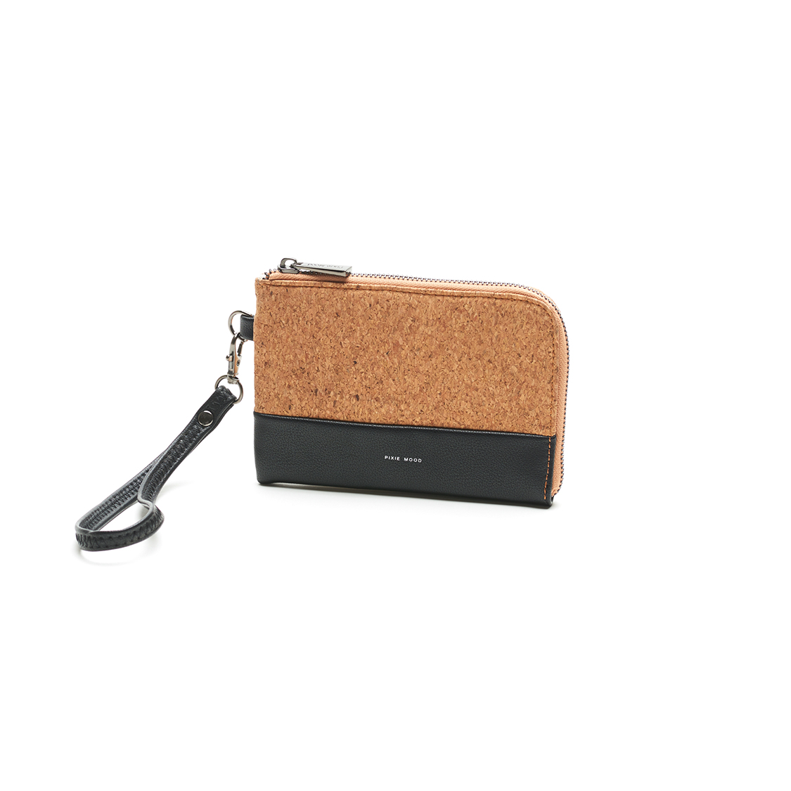 Pixie Mood Cameron Wristlet, Black & Cork PCAM11801 Borsheims