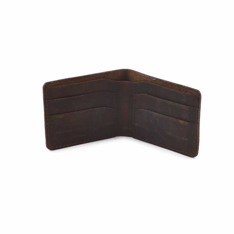 Rustico Knox Bifold Leather Wallet, Dark Brown