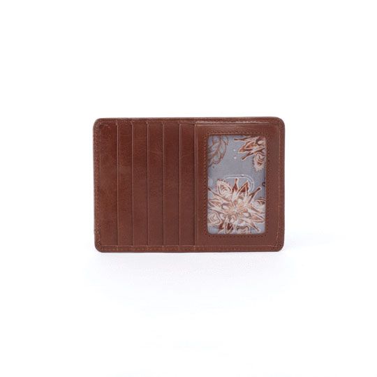 Woodland Leather Black 8 Credit Card Slot RFID Bi Fold Wallet