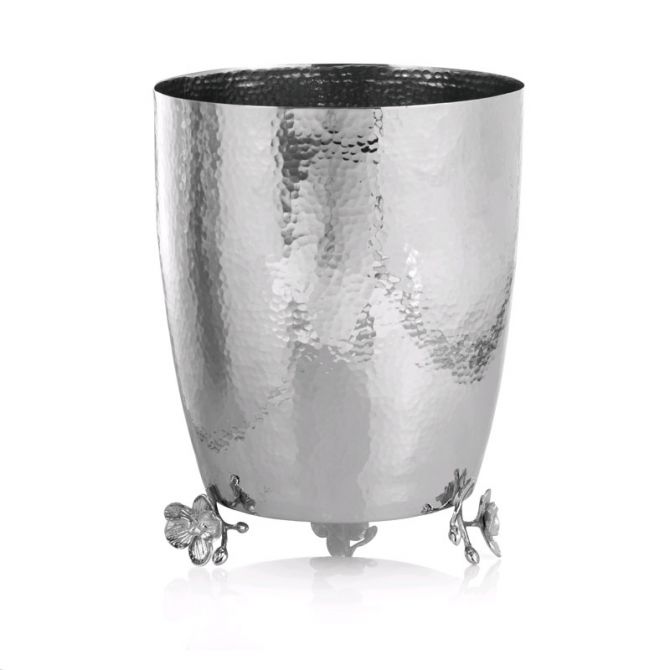 Michael Aram White Orchid Waste Basket